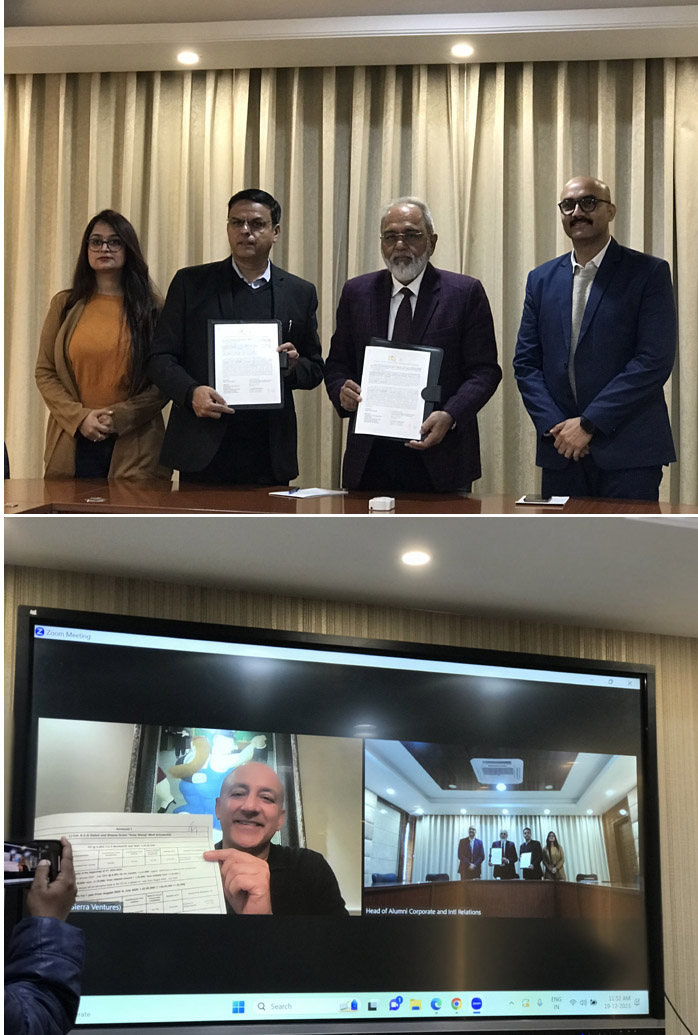 Mr. Tim Guleri, PEC alumnus made financial contribution of Rs. 1,02,00,000/- to Punjab Engineering College